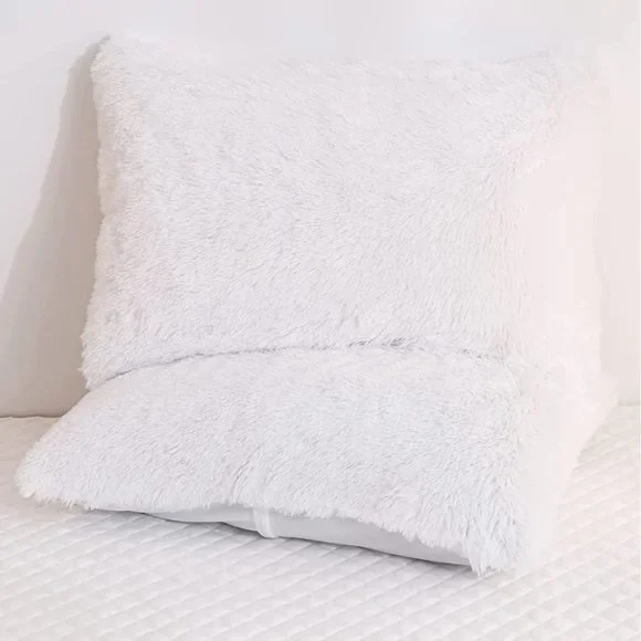 - New Luxury Faux Fur Duvet Cover,Cute Plush Comforter Set (1 Faux Fur Duv… - Picture 6 of 14